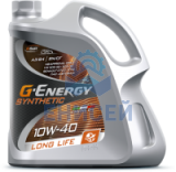 Масло моторное G-Energy Synthetic Long Life 10W-40 4л (3,432 кг) Газпромнефть (Оригинал)